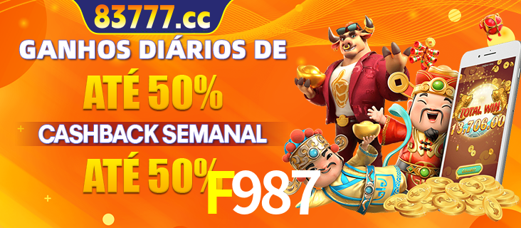 Anúncio de um membro ganhador do cassino F987 que ganhou R$2.193.486,00 jogando o slot PG Fortune Tiger, com os mascotes do jogo comemorando o prêmio.